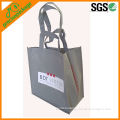 Grey color double handle pp non- woven promotional bag(PRA-827)